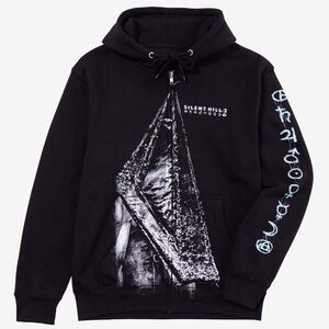 Silent Hill 2 Pyramid Head Symbols Hoodie, XL